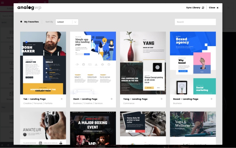 Introducing Analog Templates for Elementor (Beta) - Analog WP